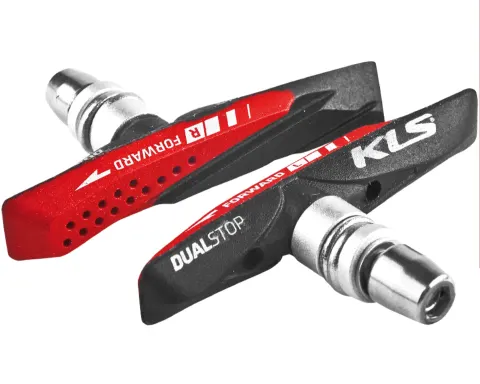 Колодки тормозные KLS Dualstop V-02 для V-Brake пара