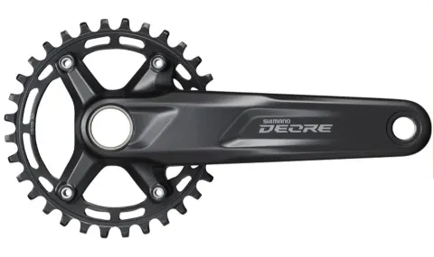 Шатуны Shimano FC-M5100-1 DEORE, встроенная ось, 175мм 30T 10/11-шв. CL-52мм без каретки