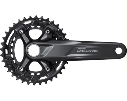 Шатуны Shimano FC-M5100-2 DEORE, встроенная ось, 175мм 36x26 11-шв. CL-48.8мм без каретки