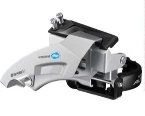 Перемикач передній Shimano FD-M315 ALTUS 2X8/7, TOP-SWING, 34,9/31,8/28,6мм адапт, універс.тяга, для 36зуб