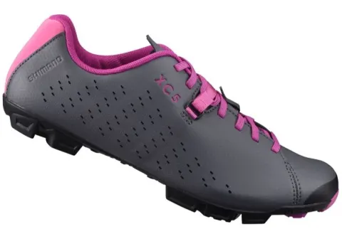 Веловзуття жіноче SHIMANO XC500WG пурпуров-сір, розм. EU37