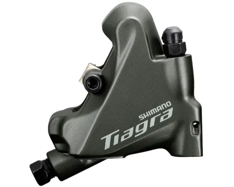 Калипер гидравл тормозной диск Shimano BR-4770-R, FLAT MOUNT задний без адаптера, колодка L03A RESIN PAD(W/FIN)