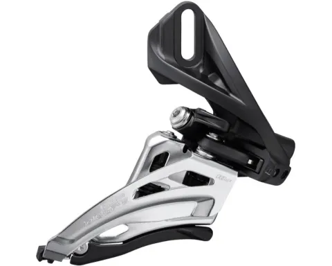 Переключатель передний Shimano FD-M4100, DEORE 2X10, SIDE SWING, FRONT-PULL, прямой монтаж, макс. 38зуб.