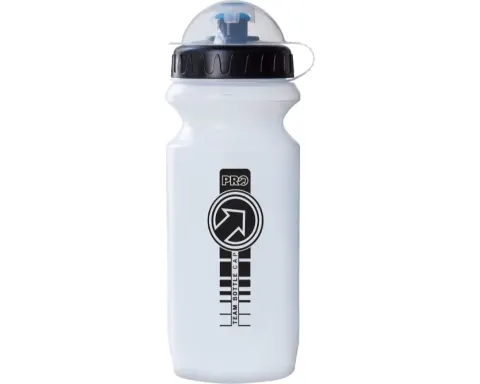 Фляга PRO TEAM 600ml, прозора з ковпачком