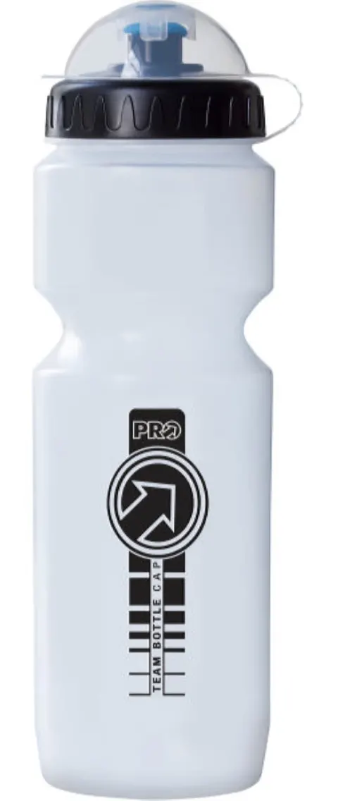 Фляга PRO TEAM 800ml, прозора з ковпачком