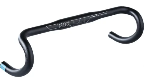 Руль PRO шоссейный компакт LT 44cm/31.8mm, черный