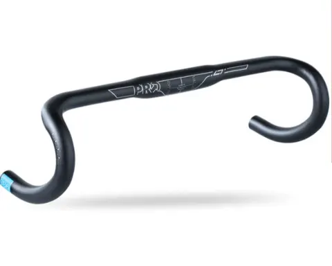 Кермо PRO шосейне ерго LT 40cm/31.8mm, чорне