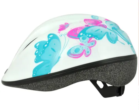 Шлем HQBC KIQS Butterfly, детский, белый, разм. 52-56