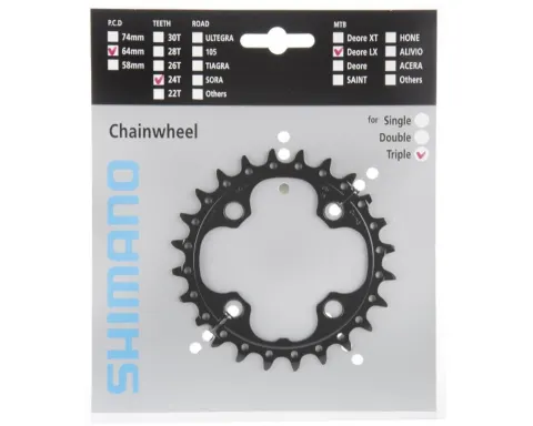 Звезда шатунов Shimano FC-M660-10, 24зуб. АЭ, 10-наз