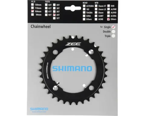 Звезда шатунов Shimano FC-M640 ZEE, 36зуб.