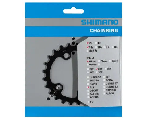 Звезда шатунов Shimano FC-M7000 24зуб.-BB для 34-24T