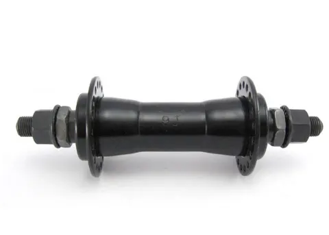 Втулка передня Quando, KT-122F під V-brake 140mm на гайках стальна чорн., насипний,обідні, гайки, 36H