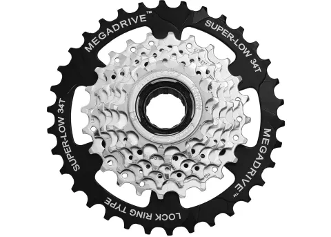 Трещітка інд. SUN RACE M4S 7S, 13-34T, Zinc+Black