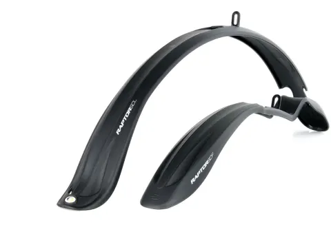 Комплект крыльев 26"-28" SIMPLA Raptor SDL, Крепление заднего под болт, черные