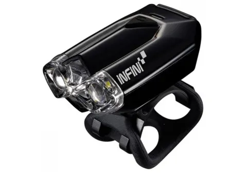Мигалка передня Infini LAVA I-260W-Black, 2 світлодіода, 4 режима, USB кабель, з кріпл.