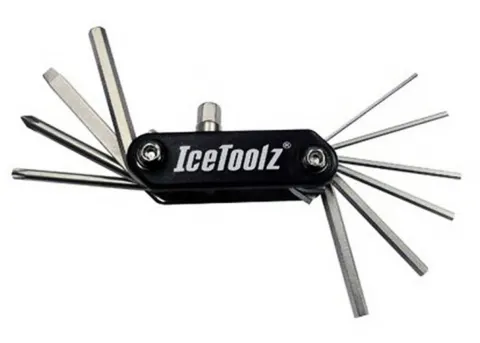 Ключ ICE TOOLZ 95A5 сложен 11 инструментов Compact-11