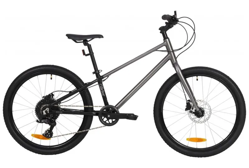 Велосипед 24" Pride GLIDER 4.2 2025 темно-сірий
