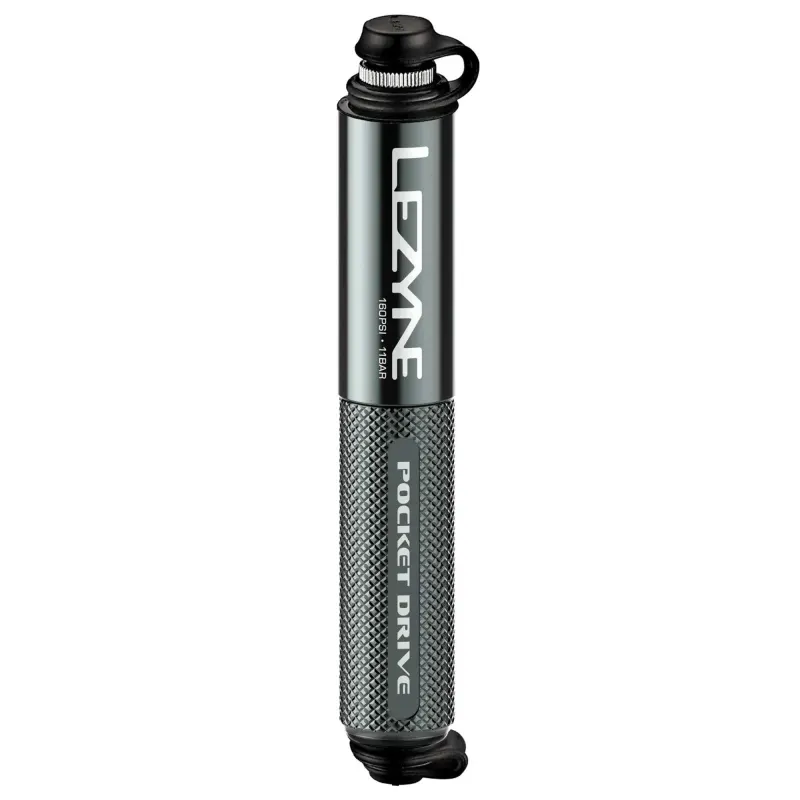 Насос Lezyne POCKET DRIVE 160psi (11 bar) серый