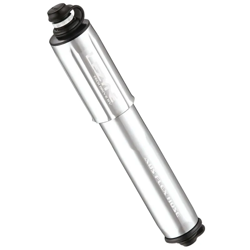 Насос Lezyne TECH DRIVE HV 90psi (6.2 bar) ABS Flex Hose сріблястий