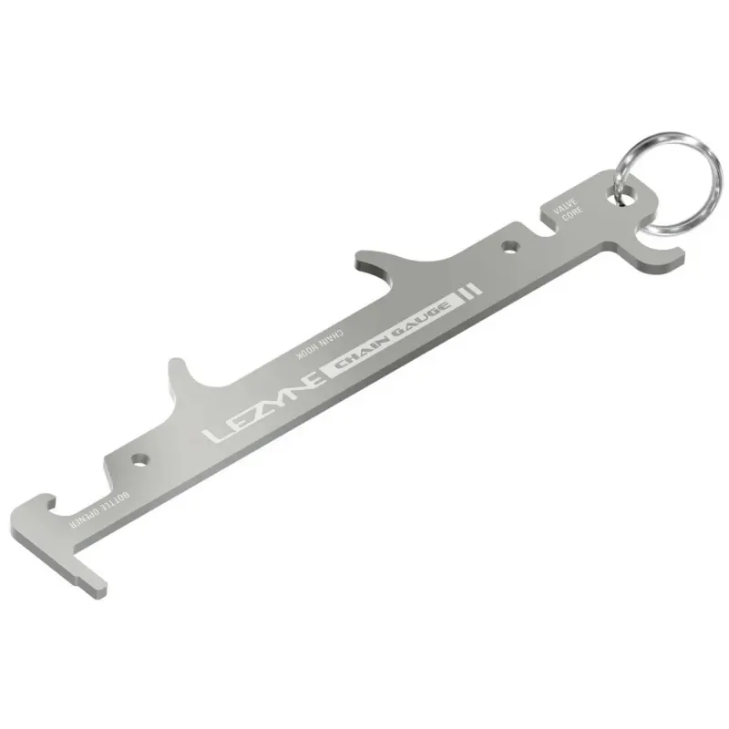 Измеритель износа цепи LEZYNE CHAIN GAUGE Серебристый Y14