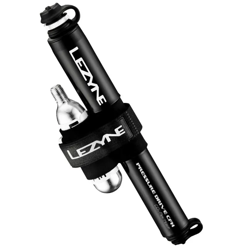 Насос LEZYNE комбинированный PRESSURE DRIVE CFH с 16г баллоном Черный 120psi Y13