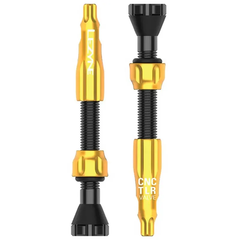 Ниппель для бескамерки LEZYNE CNC TLR VALVE 44MM Золотистый Y14