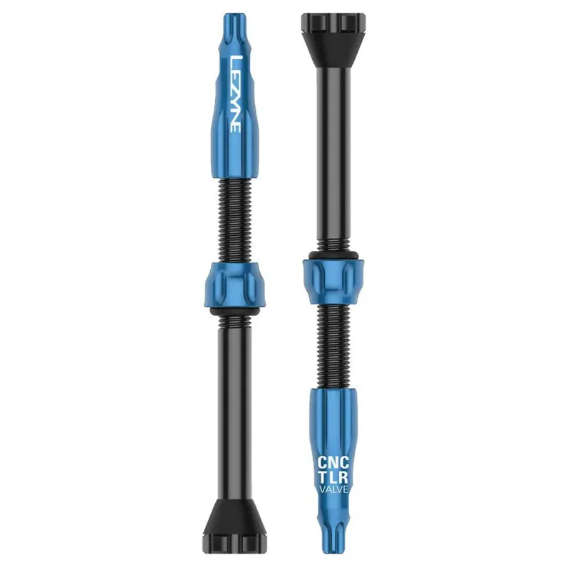 Ниппель для бескамерки LEZYNE CNC TLR VALVE 60MM Голубой Y14