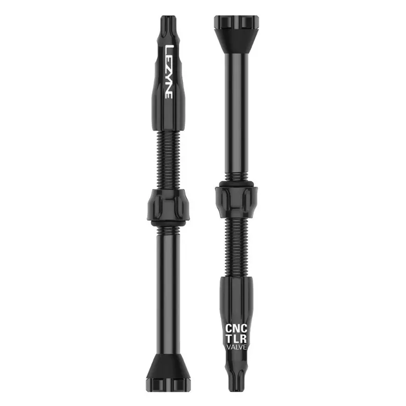 Ниппель для бескамерки LEZYNE CNC TLR VALVE 60MM Черный Y14