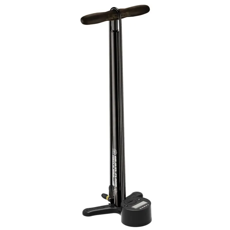 Напольный насос LEZYNE GRAVEL DIGITAL DRIVE PRO Черный матовый 100psi Y14