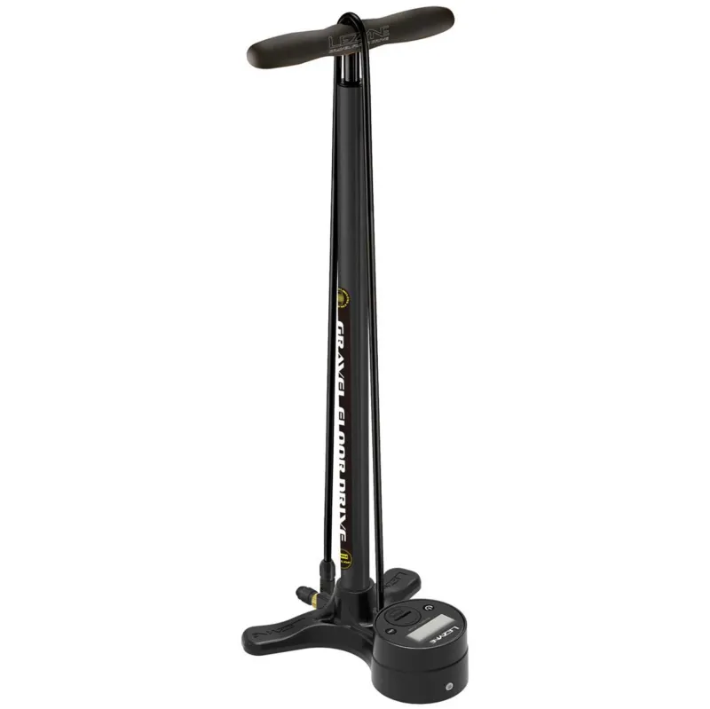Напольный насос LEZYNE GRAVEL DIGITAL DRIVE Черный матовый 100psi Y14