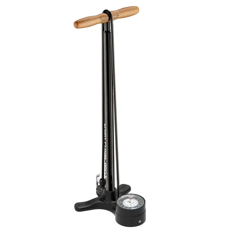 Напольный насос LEZYNE SPORT FLOOR DRIVE DV Манометр 3,5" Черный матовый 220psi Y13