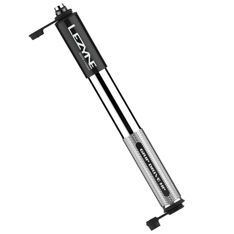 Ручной насос LEZYNE GRIP DRIVE HV-M Серебристый 120psi Y14