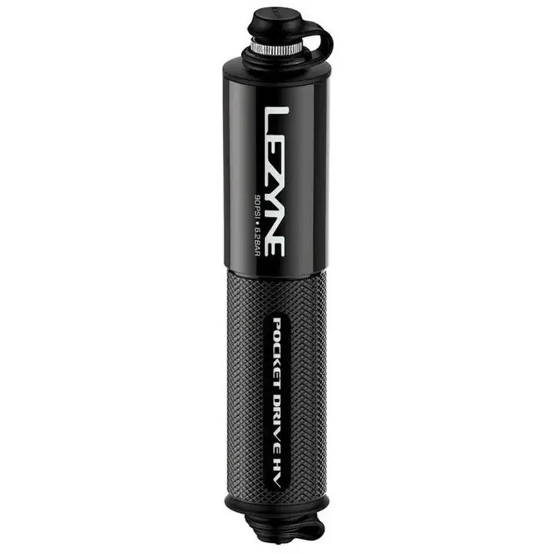 Ручной насос LEZYNE POCKET DRIVE PRO HV Черный матовый 90psi Y18