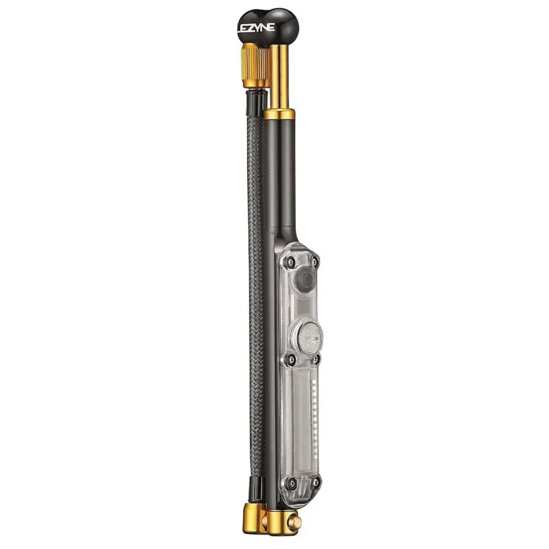 Ручной насос LEZYNE DIGITAL SHOCK DRIVE Черный/золотистый 350psi Y13