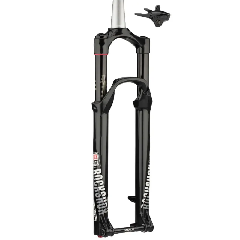 Вилка RockShox Reba RL - Манетка, 29", вісь 15x100, 100mm, Чорний, Шток конус Solo Air
