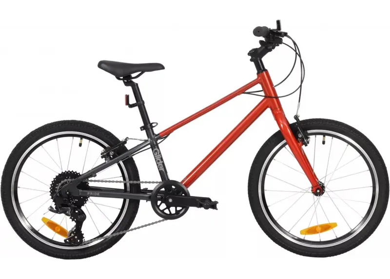 Велосипед 20" Pride GLIDER 2.2 2025 червоний