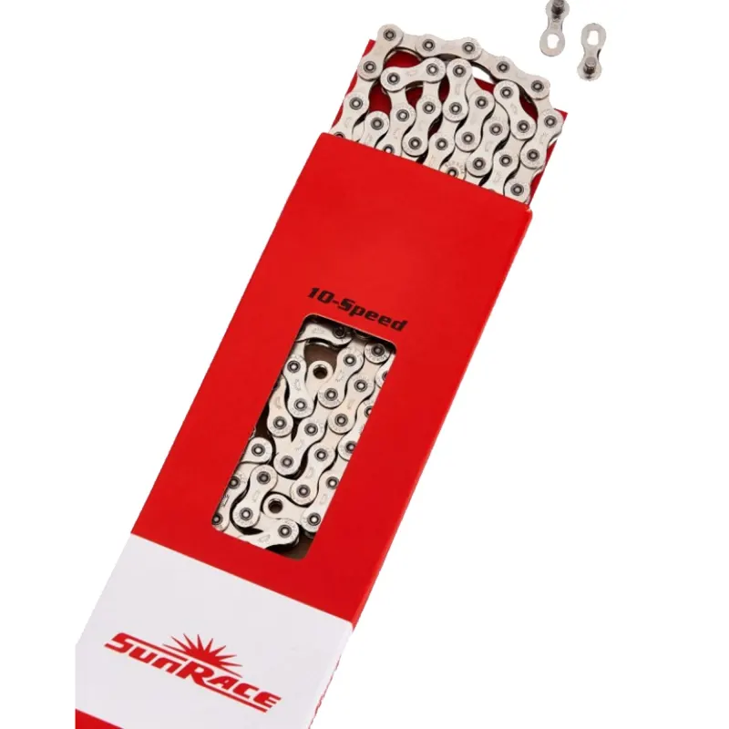 Цепь инд. 126 зв. SUN RACE M10A 10k Silver 1/2"x11/128"