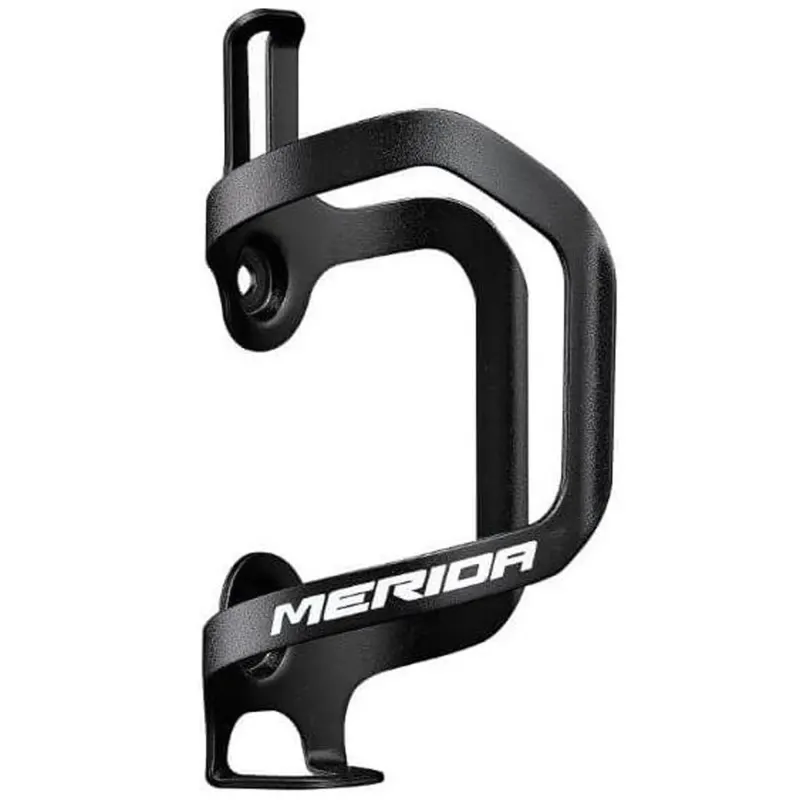 Флагодержатель MERIDA Bottle Cage/Alloy sideload Onesize/Black SB, White Shiny