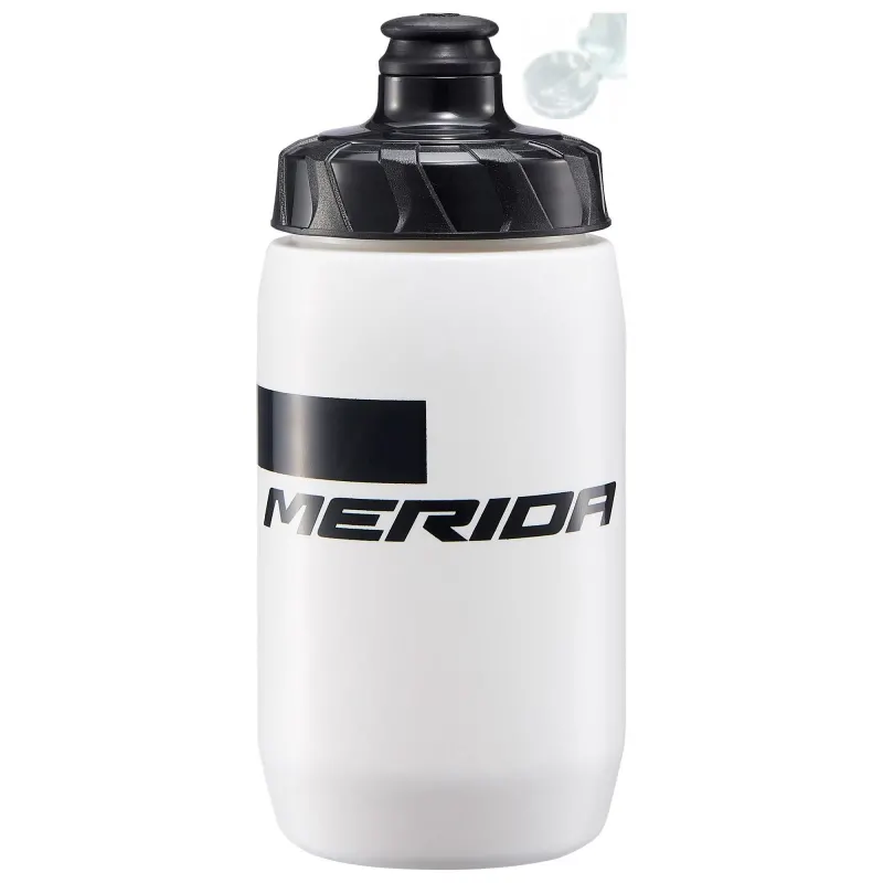 Фляга MERIDA Bottle Stripe White Black 500ccm with cap