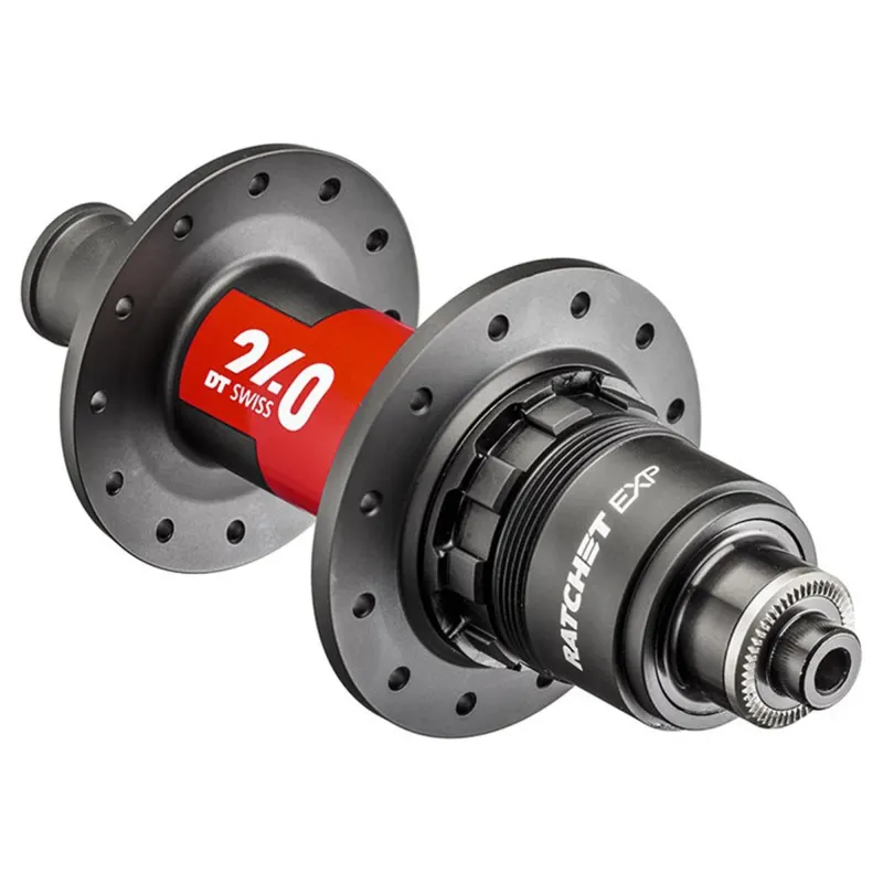 Втулка задня DT Swiss, 240 130/QR ROAD Sram XDR EXP, XDR, 9x135 QR, промисловий, 135 мм,ексцентрик, 24H