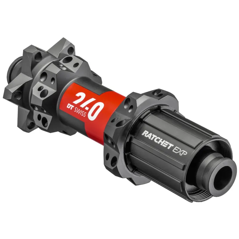 Втулка задняя DT Swiss, 24P 142/12 IS-6 bolt SL EXP, HG, 12x142, промышленный, 142 мм, 6 болтов, 28H