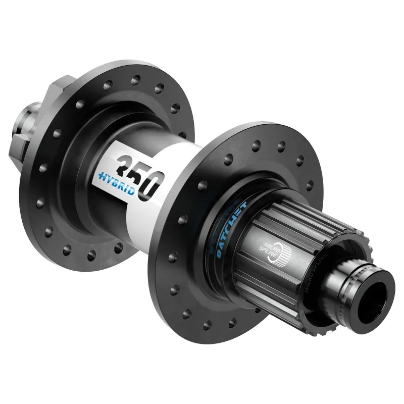 Втулка задня DT Swiss, 350 148/12 IS-6 bolt Steel 12 Hybrid,12x148, промисловий, 148 мм, 6 болтів, 32H