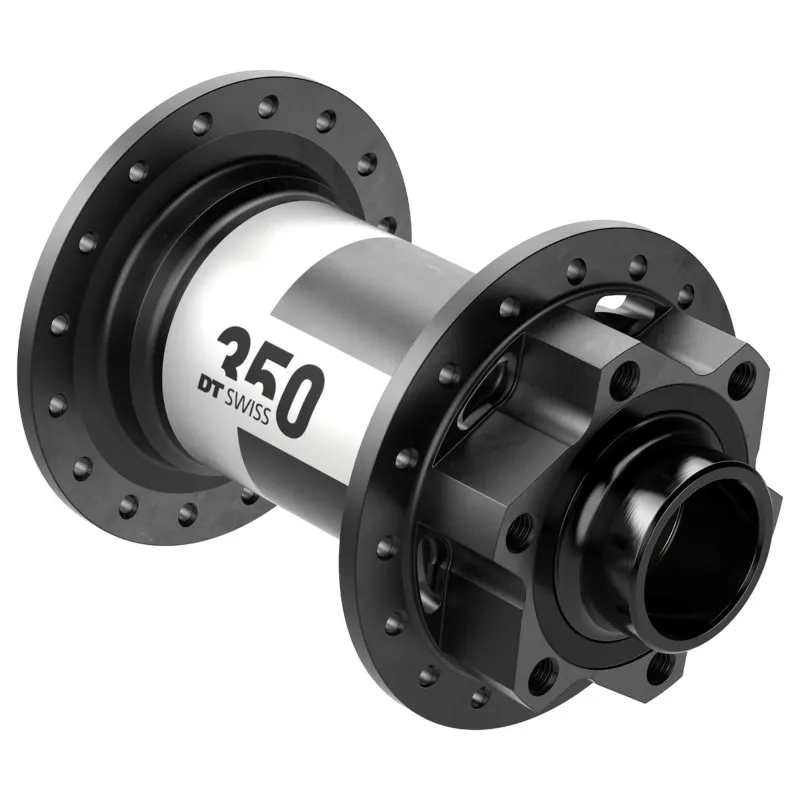 Втулка передня DT Swiss, 350 110/20 IS-6 bolt ,20x110, промисловий, 110 мм, 6 болтів, 32H