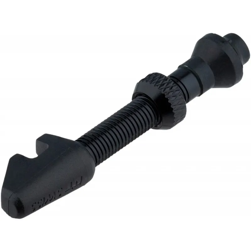 TUBELESS VALVE DT SWISS ALU BLACK CYL NUT 18-25MM