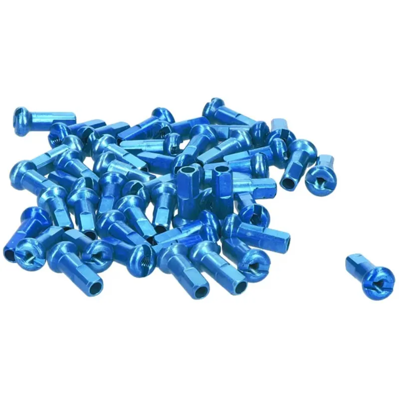 Ниппели DT SWISS Алюминий 2.0 X 12мм х 100шт BLUE