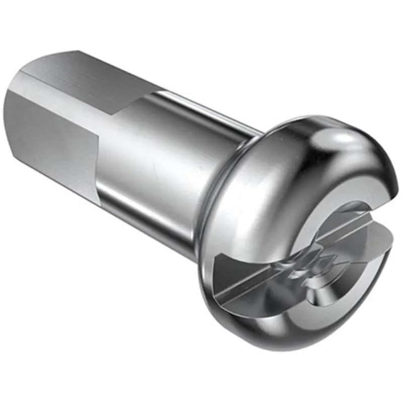 Ніпель DT Swiss Nipple 14G 2.0/FG 2.3 12 мм латунь сріблястий