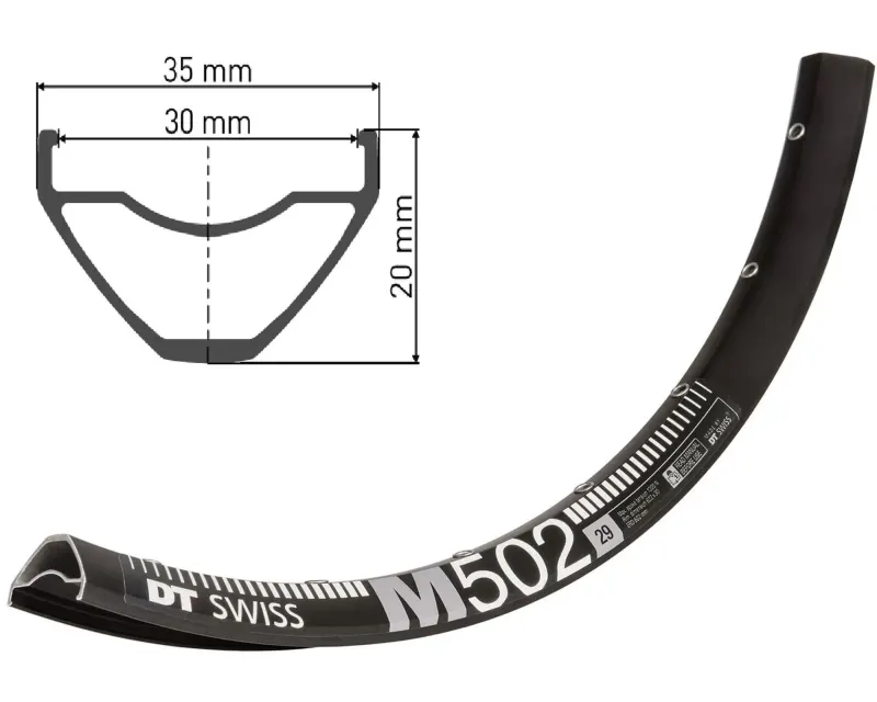 Обід DT SWISS M 502 29x30 DISK BRAKE 28отв.
