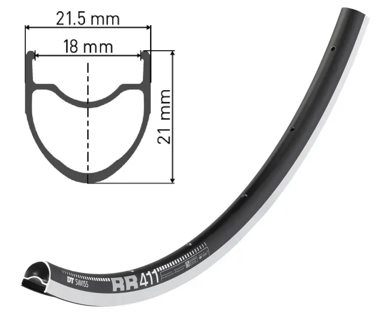 Обід DT SWISS RR 411S 29x18 RIM BRAKE 28отв.