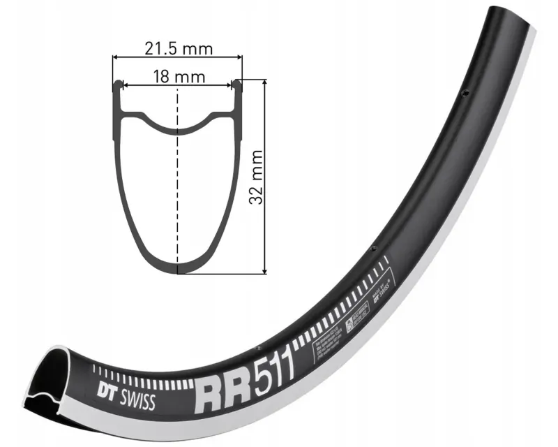 Обід DT SWISS RR 511 29x18 RIM BRAKE 20отв.