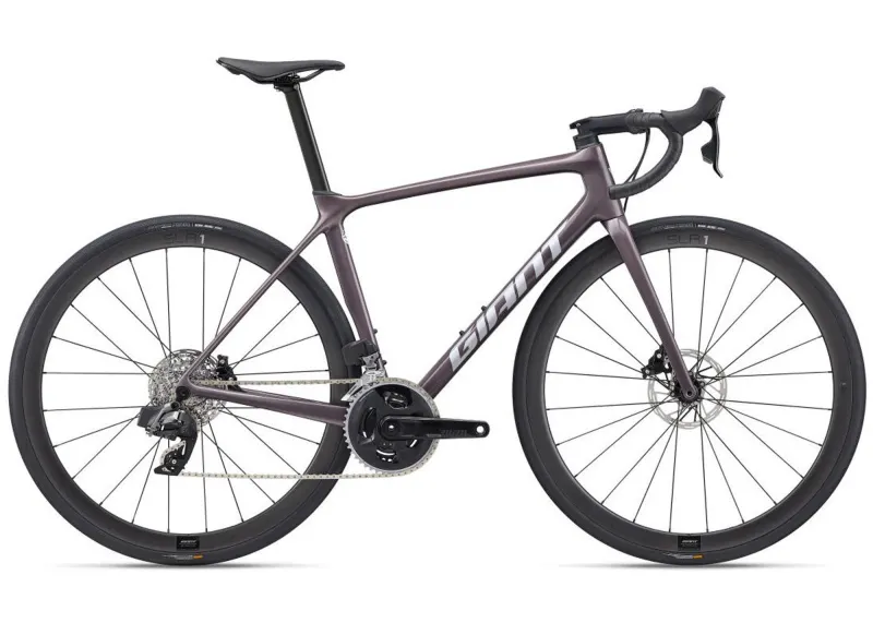 Велосипед 28" Giant TCR Advanced Pro 1 Disc AR (2023) black plum ML